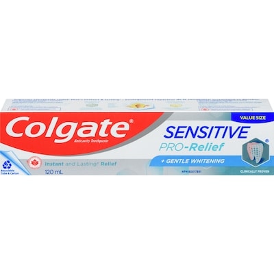 Colgate Toothpaste, Sensitive Pro-Relief + Gentle Whitening  120 ml, $7.08/100ml