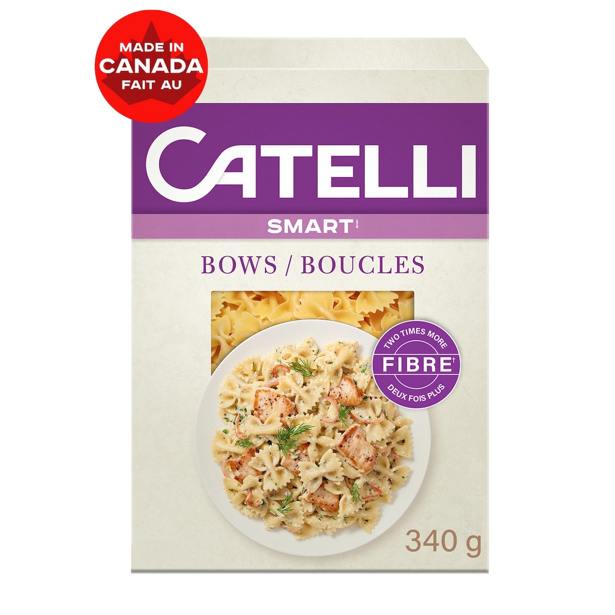 Catelli Smart, Bows Pasta 340 g, $1.11/100g