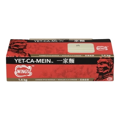 Wing’s Nouilles style chinoises Yet-Ca-Mein 1.4 kg, 0,39 $/100g