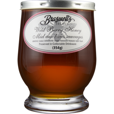 Brasswell's Wild Berry Honey 354 g, $3.95/100g