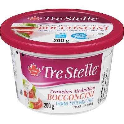 Tre Stelle Tranches médaillon de Bocconcini 200 g, 4,50 $/100g
