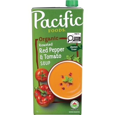 Pacific Foods Pacific Organic Roasted Red Pepper & Tomato Soup 1 l, $0.80/100ml