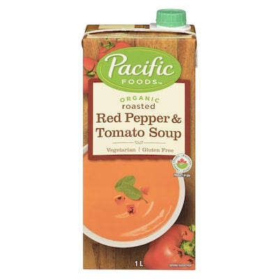 Pacific Foods Pacific Organic Roasted Red Pepper & Tomato Soup 1 l, $0.80/100ml