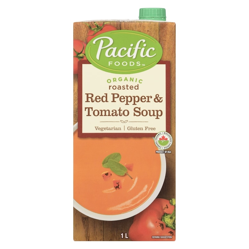 Pacific Organic Roasted Red Pepper & Tomato Soup
