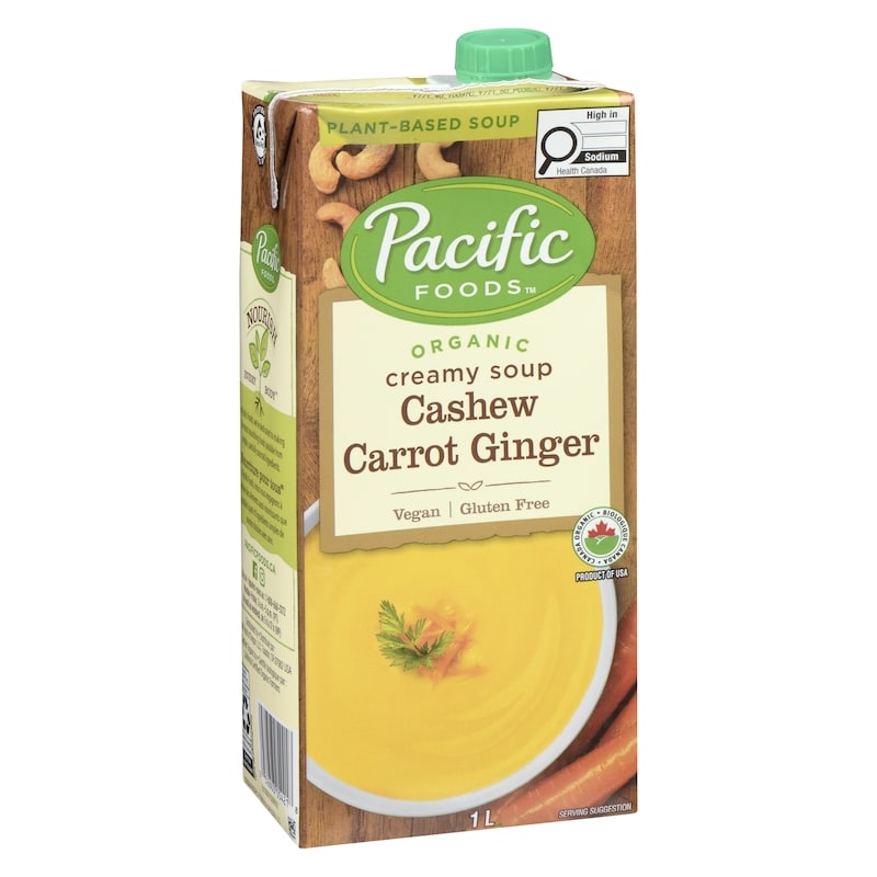 Organic Cashew Carrot Ginger Soup