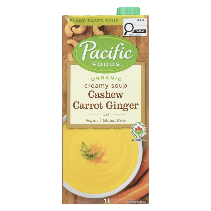 Organic Cashew Carrot Ginger Soup