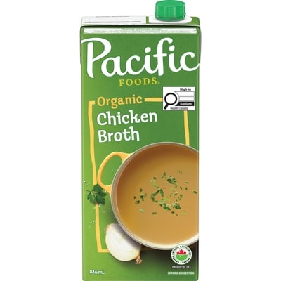Pacific Foods Organic Chicken Broth 946 ml, $0.69/100ml