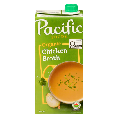 Pacific Foods Organic Chicken Broth 946 ml, $0.79/100ml