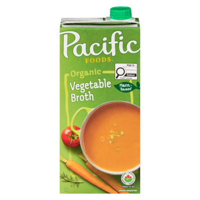 Pacific Foods Organic Vegetable Broth 1 l, $0.70/100ml