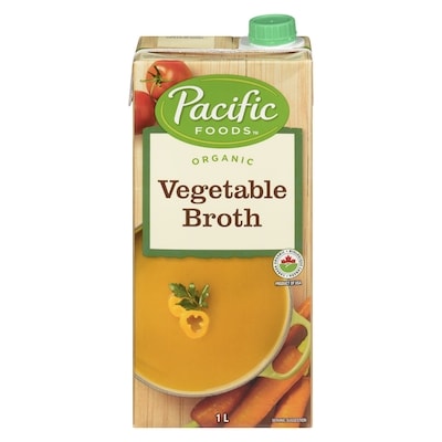 Pacific Foods Organic Vegetable Broth 1 l, $0.65/100ml