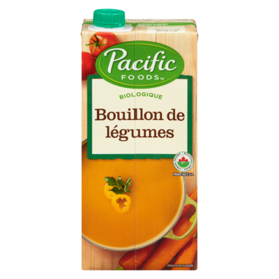 Pacific Bouillon de légumes Biologique 1 l, 0,80 $/100ml