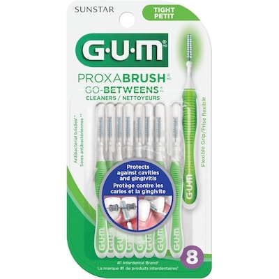 GUM Brossette interdentaire PROXABRUSHᴹᴰ, petits 8 ea, 0,81 $/1ch