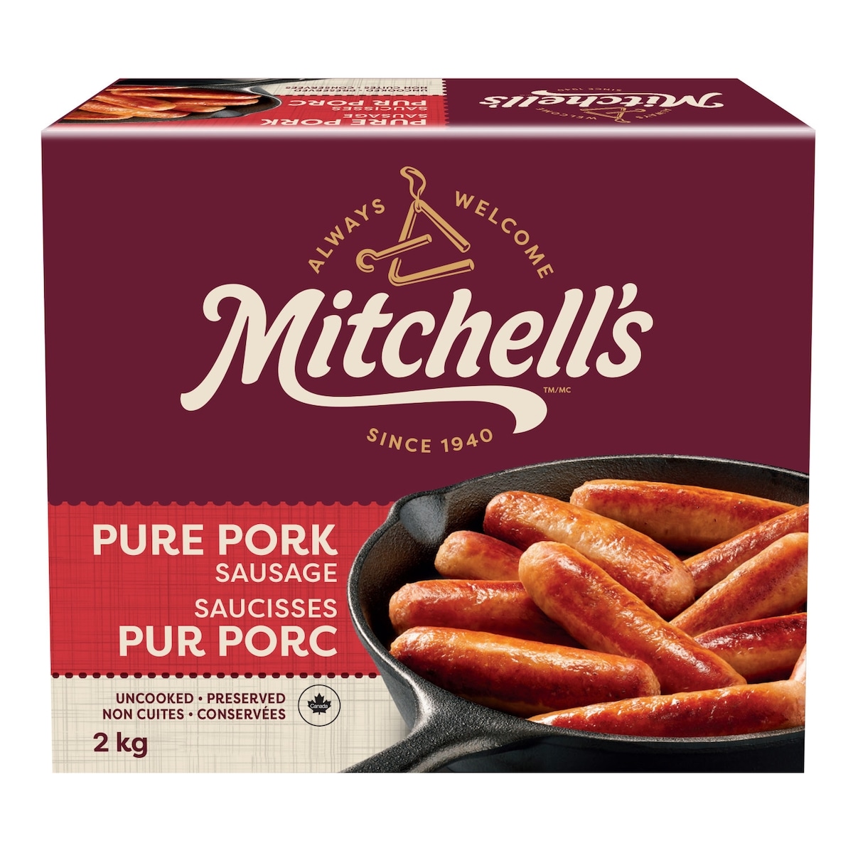 Mitchell's Pure Pork Sausages