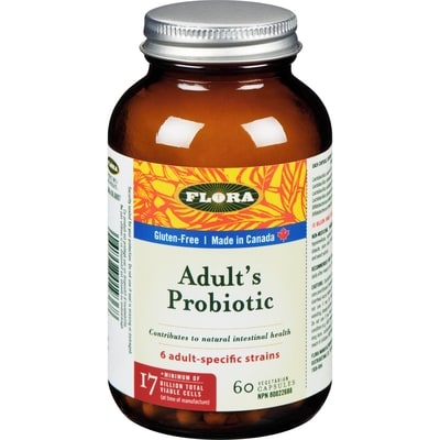 Flora Flora Adult's Probiotic 60 Vegetarian Capsules 60 ea, $0.67/1ea