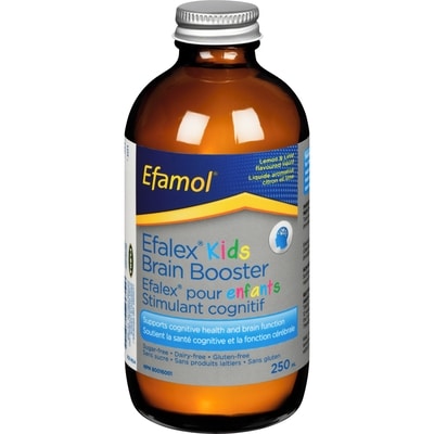 Efamol Kids Brain Booster Lemon and Lime Flavoured Liquid 250 ml, $18.40/100ml