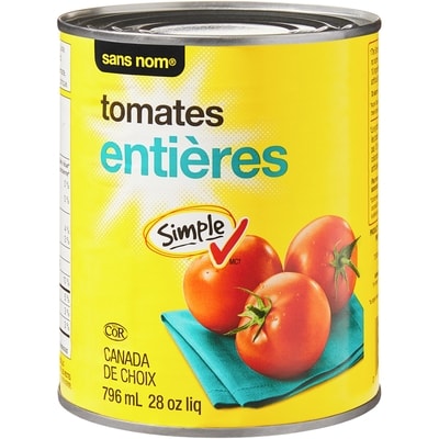 Tomates entières