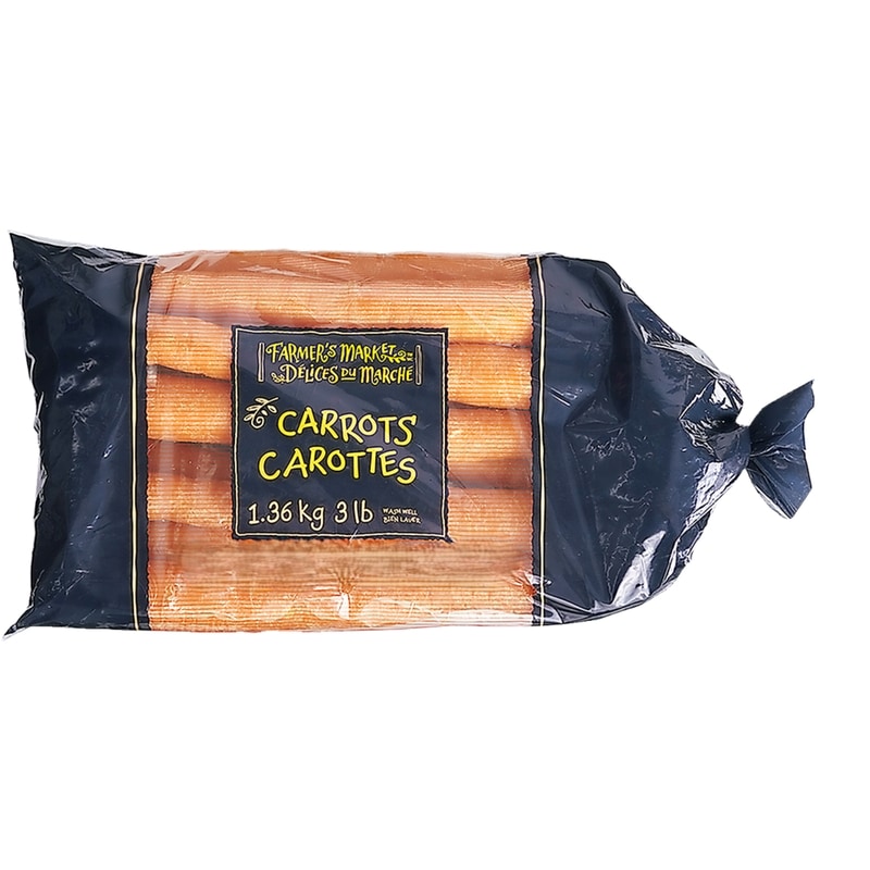 Carrots, 3 lb Bag