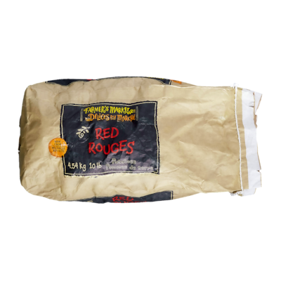 Farmer's Market Red Potatoes, 10 lb Bag 4.54 kg, $0.18/100g