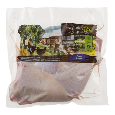 null Charlevoix Organic Chicken Legs $12.76/1kg $5.79/1lb