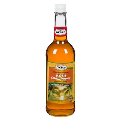 Grace Kola Champagne Flavoured Syrup 750 ml, $0.60/100ml