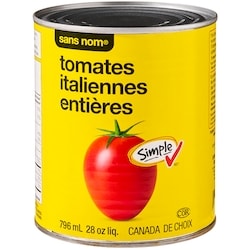 No Name Whole Plum Tomatoes - 796 ml | Zehrs