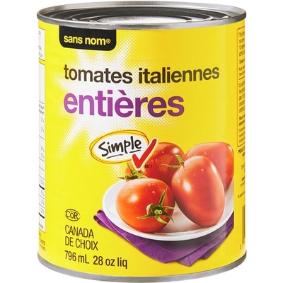 Tomates italiennes entières