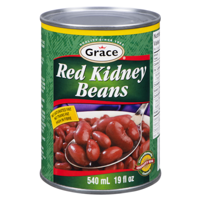 Grace Red Kidney Beans     540 ml, $0.37/100ml
