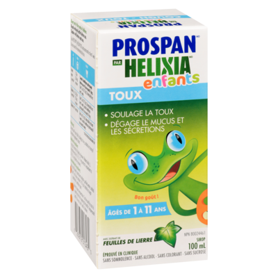 Helixia Sirop contre la toux pour enfants 100 ml, 11,49 $/100ml