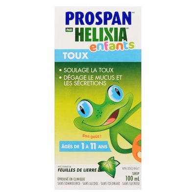 Enfants Prospan Sirop Toux Âgés de 1 à 11 Ans