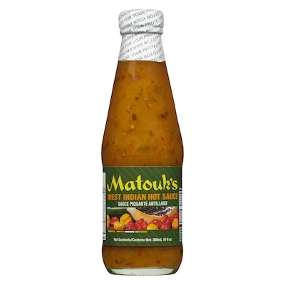 Matouks West Indian Hot Sauce 300 ml, $1.50/100ml