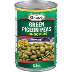 Grace Green Pigeon Peas in Brine   425 ml, $0.54/100ml