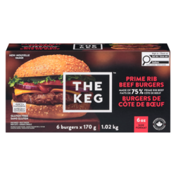 The Keg Burgers de côte de bœuf de choix 1.02 kg, 2,16 $/100g