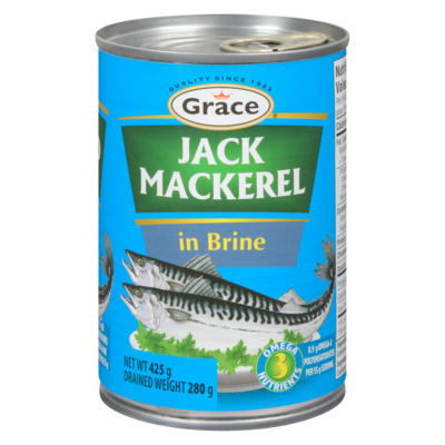 Grace Jack Mackerel In Brine 425 g, $0.70/100g