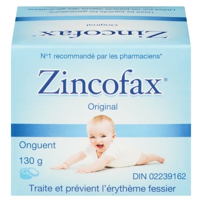 Zincofax Onguent contre l’érythème fessier original 130 g, 8,45 $/100g
