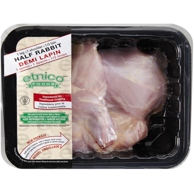 null Half Rabbit $19.82/1kg $8.99/1lb