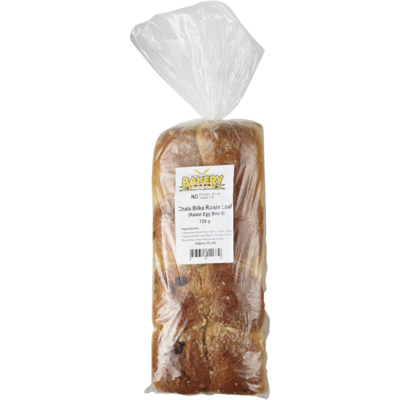 Bakery World Chala Bilka Raisin Loaf Bread 700 g, $0.86/100g