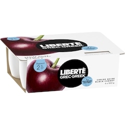 Liberte Greek Black Cherry 2% MF Yogurt - 4x100.0 g | Zehrs