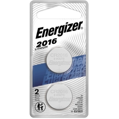 Energizer 2016 Lithium Batteries 1 ea, $4.25/1ea