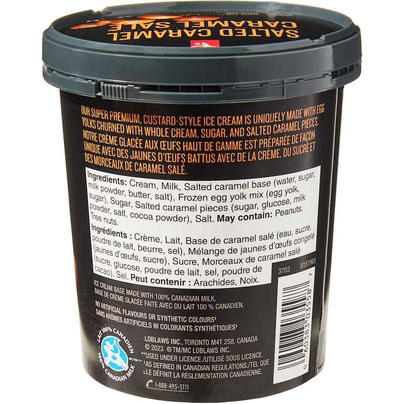 Salted Caramel Super Premium Ice Cream