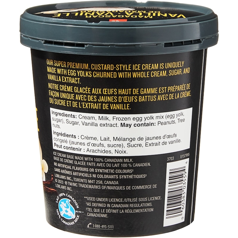 Madagascar Vanilla Super Premium Ice Cream