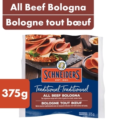 Schneiders Traditional All Beef Bologna 375 g, $26.64/1kg $2.66/100g