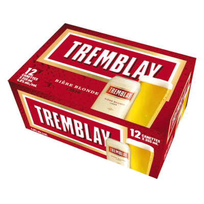 Tremblay Lager Blonde Lager (ID required at pick-up) 12x355.0 ml, $0.42/100ml