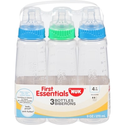 Gerber Silicone Bottle 3x9.0 ea, $0.30/1ea