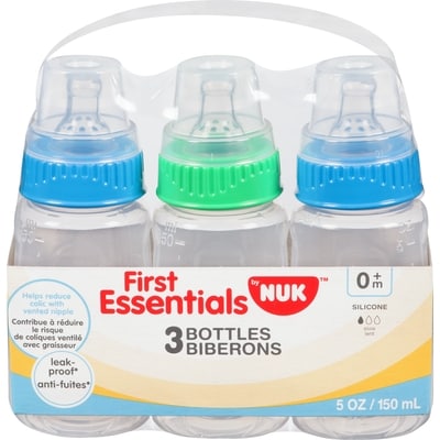 Gerber Silicone Bottle, Slow Flow 3x5.0 ea, $0.53/1ea