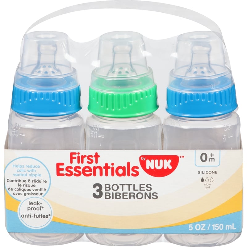 Gerber Silicone Bottle, Slow Flow ea Fortinos