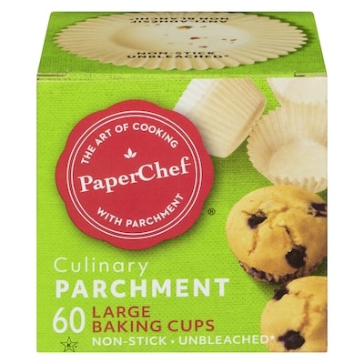 Paperchef Culinary Parchment, Large Baking Cups 60 ea, $0.07/1ea