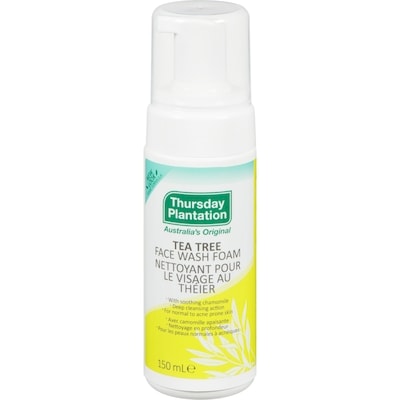 Thursday Plantation Tea Tree Face Wash Foam 150 ml, $11.66/100ml