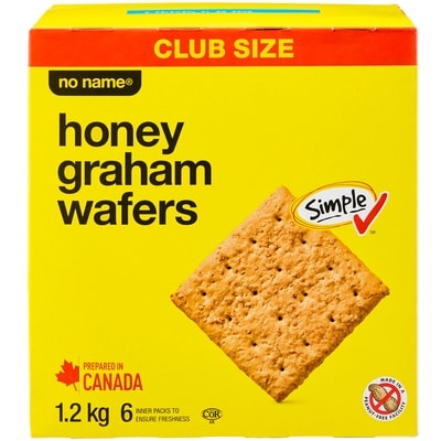 No Name Honey Graham Wafers 1200 g, $0.92/100g