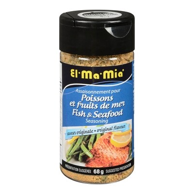 El Ma Mia Assaisonnement pour poissons et fruits de mer, original 68 g, 8,07 $/100g