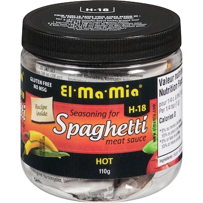 El Ma Mia Spaghetti Sauce Spice Mix 110 g, $3.64/100g